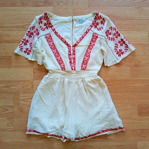 American Eagle Romper with Stitching Details